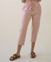 Women’s Brushed Organic Hemp Cropped Joggers | Zarnesh